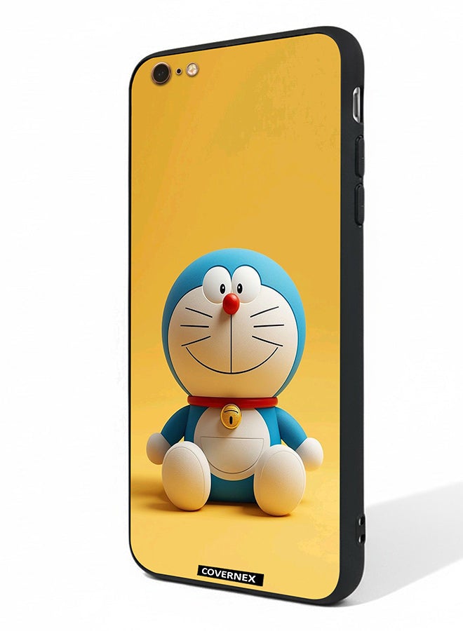 Covernex Apple iPhone 6s Plus Protective Case Cover Printed Featuring Friendly Robot Classic Doraemon - Image 1