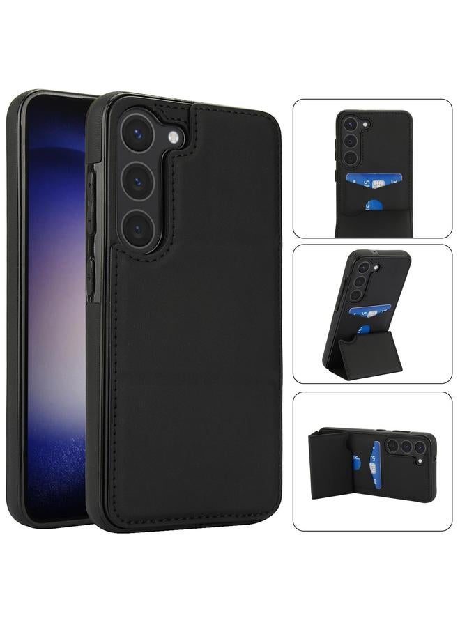 اس-توب جراب لهاتف Samsung Galaxy S23+ 5G، جراب هاتف جلدي ثلاثي الطي مع حامل وفتحة بطاقة - Image 1