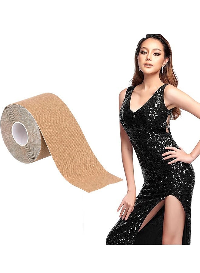 1Rolls Body Tape -Comfortable Body Tape For Skin, Face Lift Tape, Body Tape For Breast & Boobtape For Breast Lift(5cm*5m) - Image 1