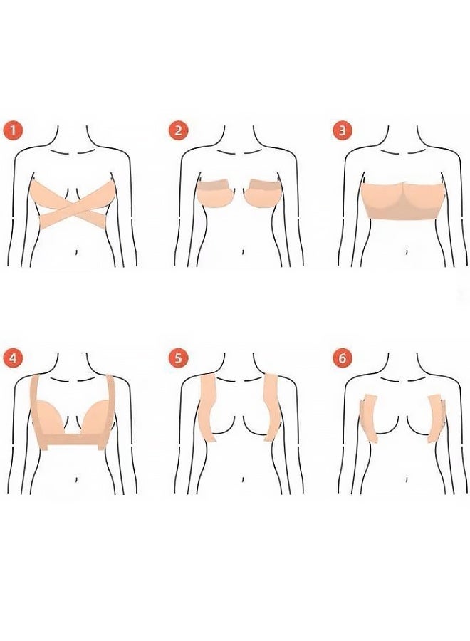 1Rolls Body Tape -Comfortable Body Tape For Skin, Face Lift Tape, Body Tape For Breast & Boobtape For Breast Lift(5cm*5m) - Image 5