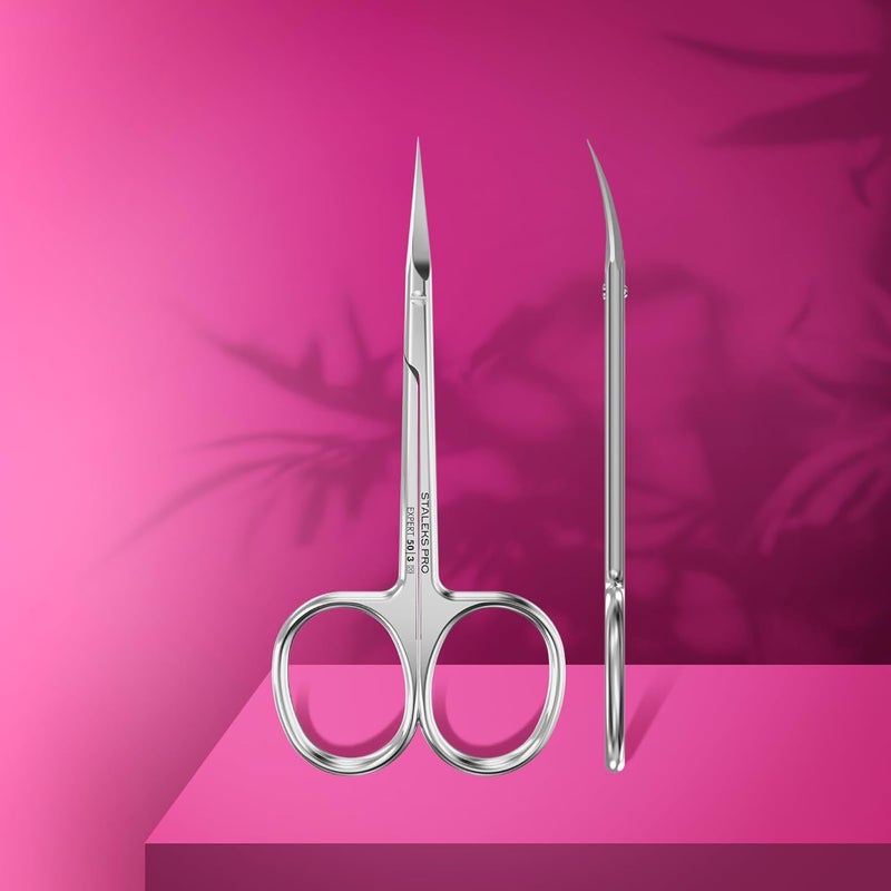 STALEKS PRO Expert 50 Type 3 Professional Cuticle Scissors - Pack of 1 - Model SE-50/3 - Image 3