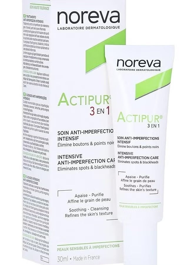 Noreva Actipur 3in1 Corrective and Unclogging Anti-Imperfections Care 30ml - Image 1