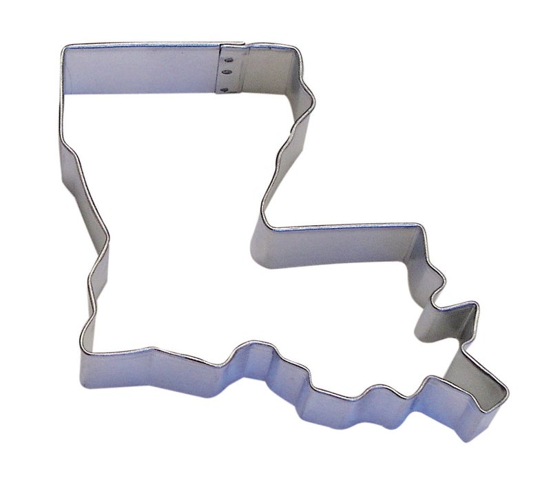 RM Louisiana State Cookie Cutter in Durable Economical Tinplated Steel