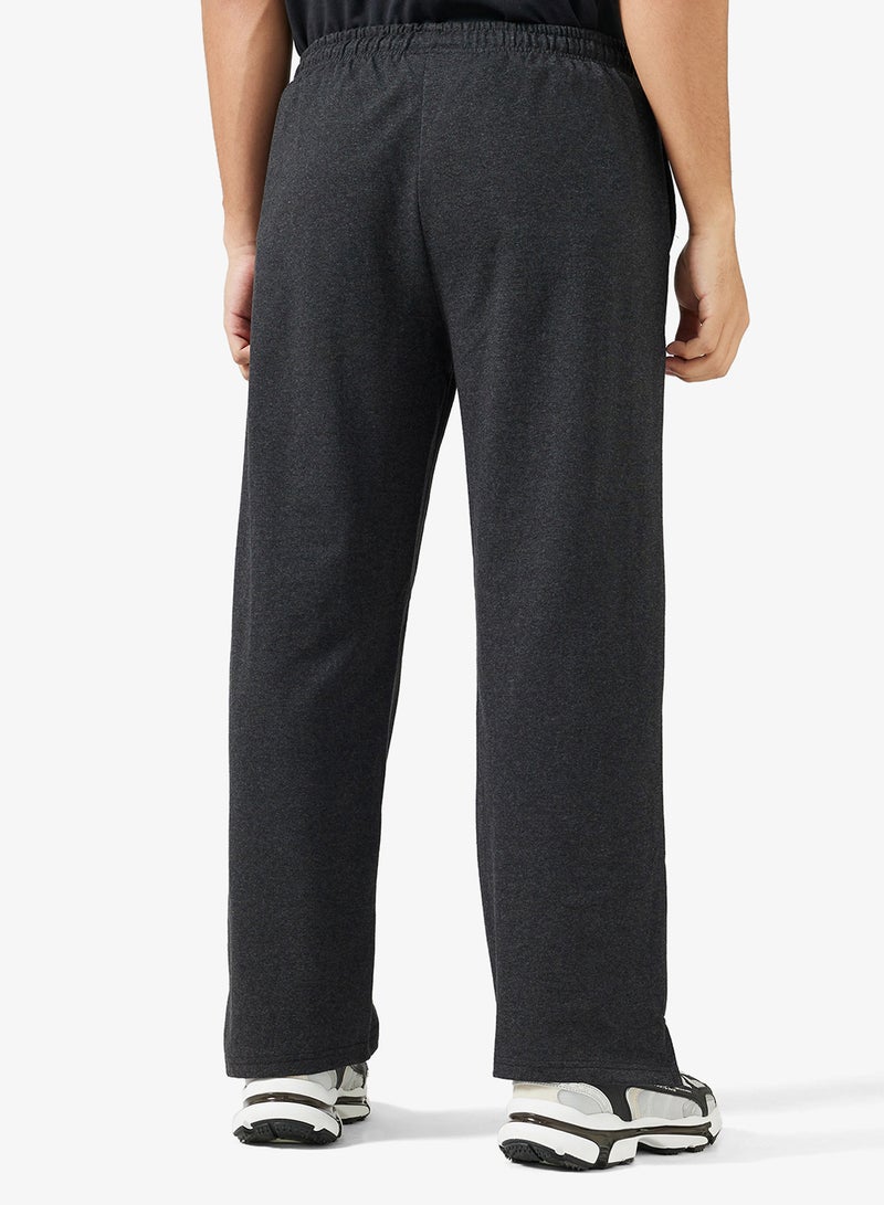 Seventy Five Basics Slit Hem Logo Oversized Joggers - Image 3