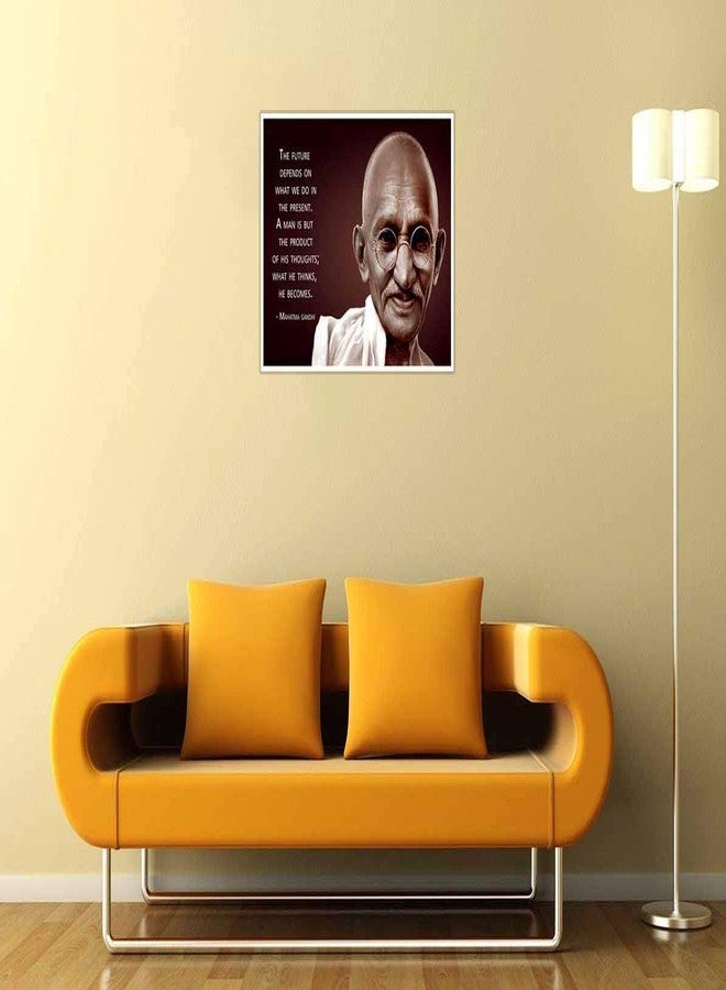Masstone Mahatma Gandhi Thought Motivational Quote Paper Poster (12x18 inch) - Image 3