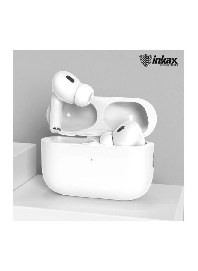 إنكاكس سماعات أذن لاسلكية حقيقية مع خاصية إلغاء الضوضاء النشطة، وصوت عالي الدقة، واكتشاف تلقائي للأذن، وملاءمة مريحة، وحافظة شحن محمولة مع منفذ USB-C - Image 5