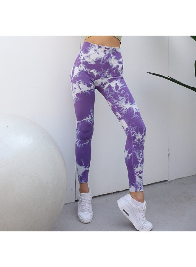 Yoga Pants Fitness Women Cycling Gym Seamless Tights Sports Leggings High Waist  Trousers Workout Sports Wear  - Image 1