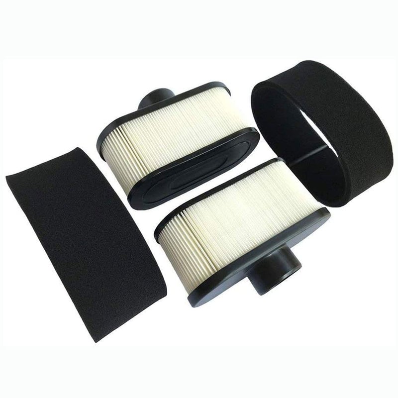 HEYZLASS 2Pack 110130752 110130726 Air Filter Compatible with Kawasaki FR651V FR730V FR691V Engine Air Cleaner Lawn Mower Air Filter Plus 110137046 Pre Filter