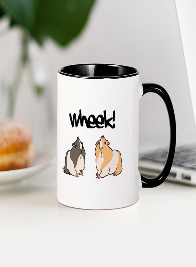 cafe press CafePress Wheek Guinea Pigs Mugs 11 oz (325 ml) Ceramic Coffee Mug - Image 4