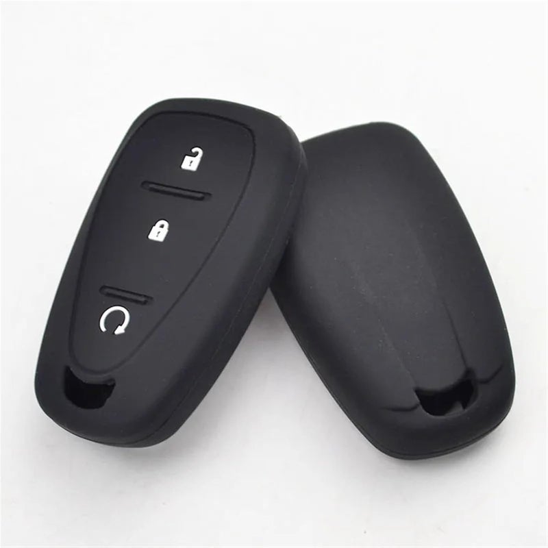 QASULER Silicone Car Key Case Cover for Chevrolet - Image 1