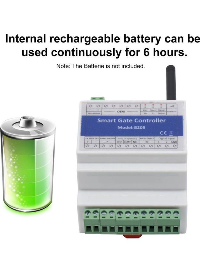 NIBEMINENT GSM Temperature Humidity Alarm White - Image 4