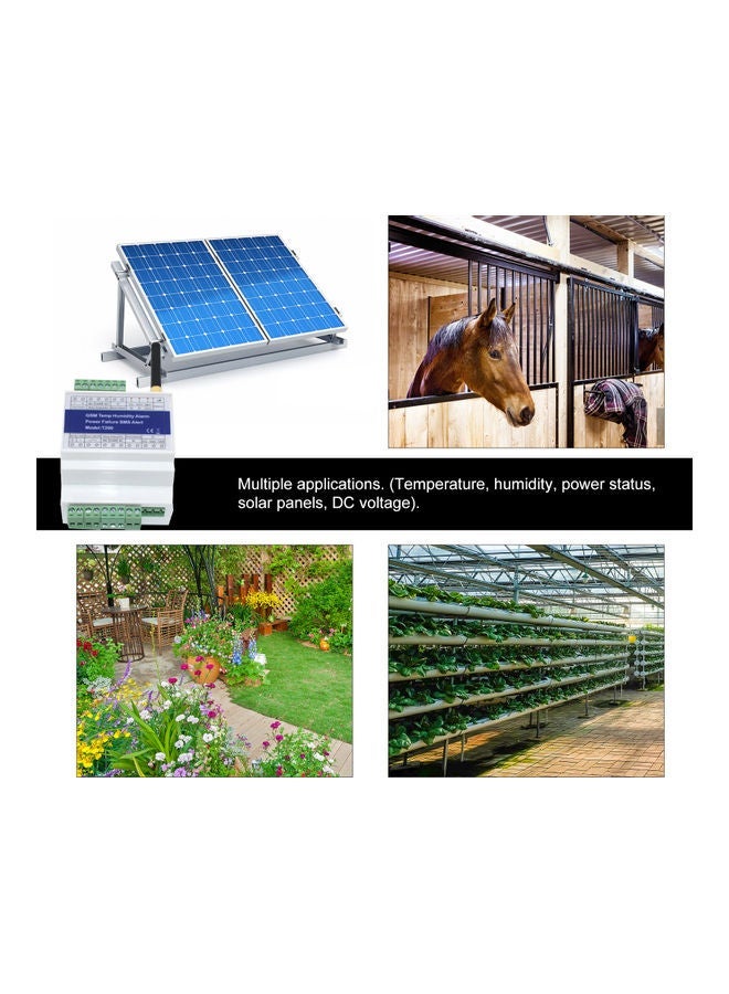 NIBEMINENT GSM Temperature Humidity Alarm White - Image 2