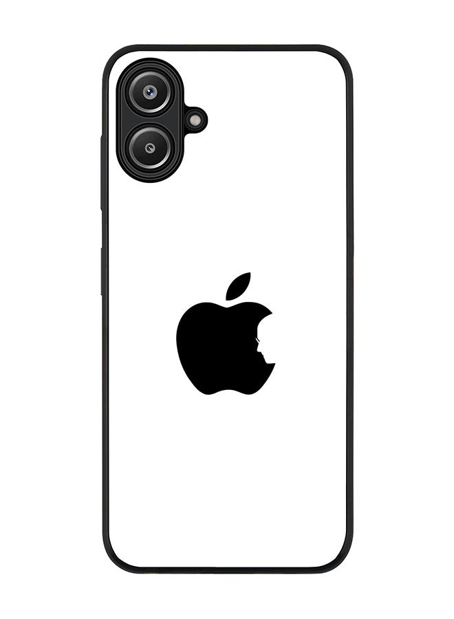 Stylizedd For Samsung Galaxy A06 Case,Slim fit Camera Protection, Shockproof Thin Phone cover - Steve's Apple - White  - Image 1