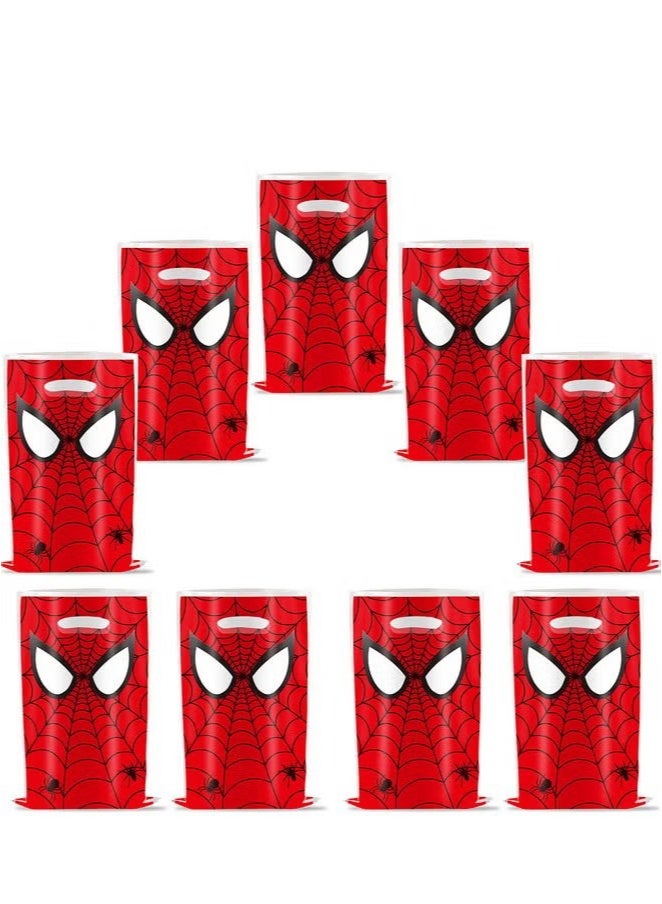 OMEVE 20 PCS Red Spider-Man Birthday Party Supplies, Cartoon Candy Bags, Tote Bags, Children's Gift Bags, Adult Birthday Party Decorations - Image 2
