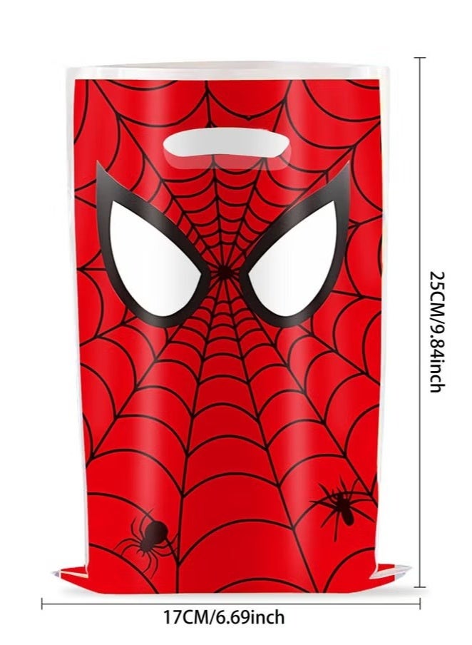 OMEVE 20 PCS Red Spider-Man Birthday Party Supplies, Cartoon Candy Bags, Tote Bags, Children's Gift Bags, Adult Birthday Party Decorations - Image 4