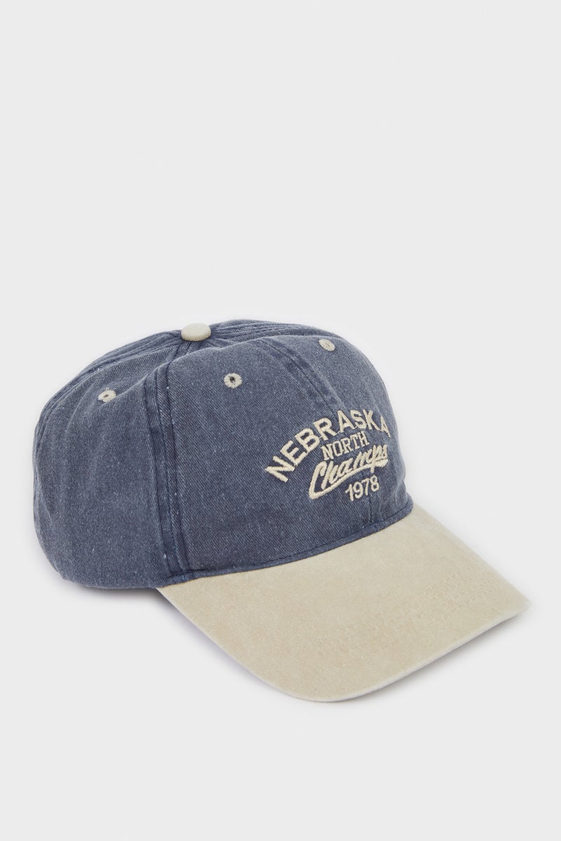 DeFacto Blue Man Boy Denim Cap Casual - Image 2