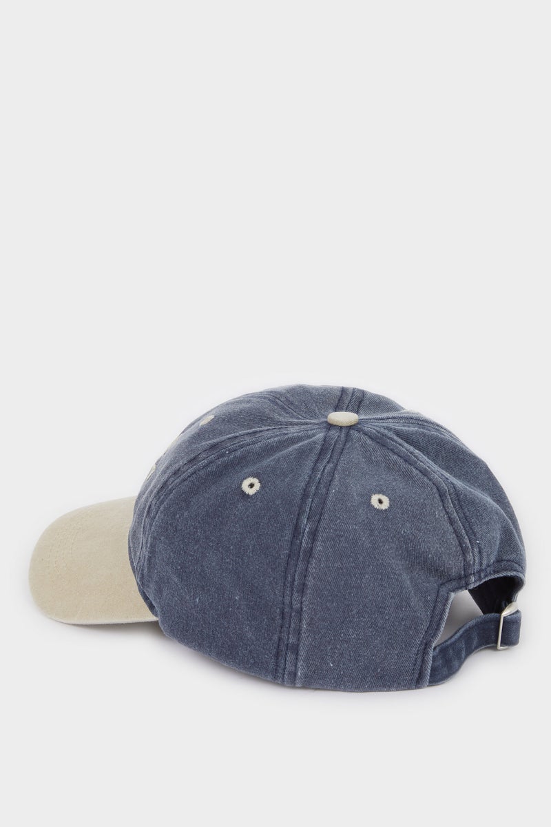 DeFacto Blue Man Boy Denim Cap Casual - Image 4