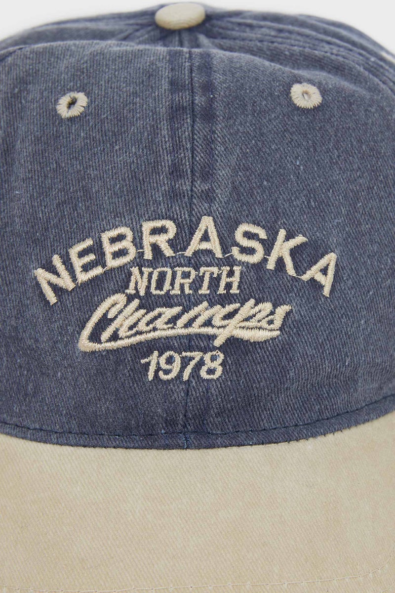 DeFacto Blue Man Boy Denim Cap Casual - Image 5