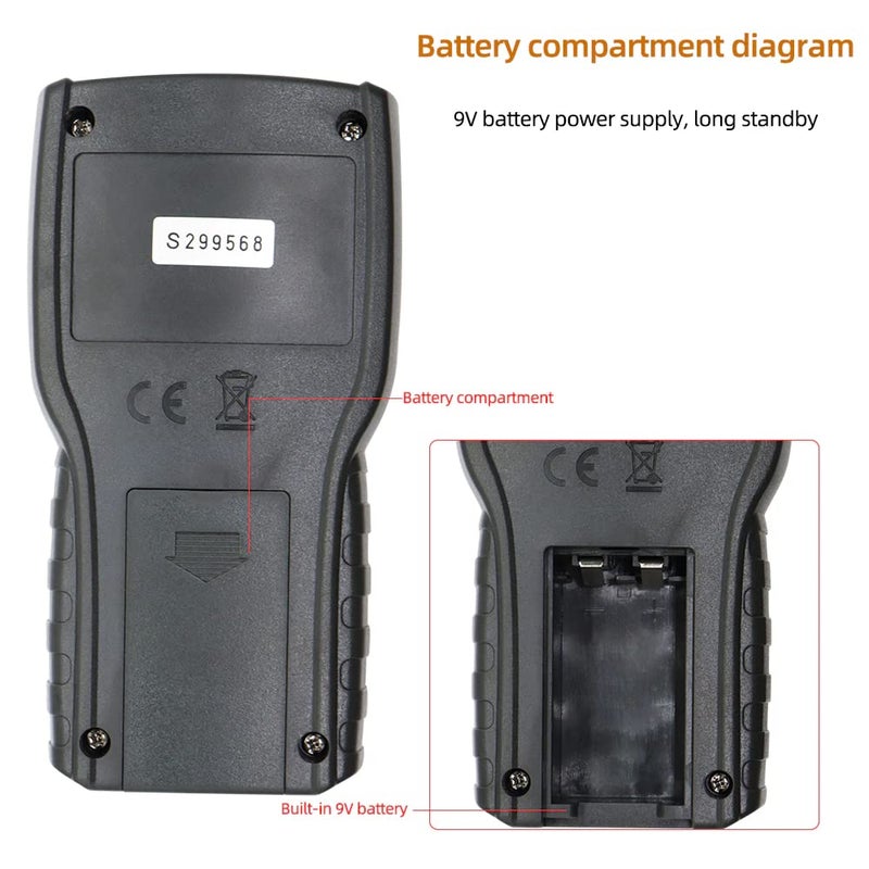 SMIC MD7822 Digital Grain Moisture Meter LCD Display Humidity Tester Contains Wheat Corn Rice, Maize Paddy, FoodTest Hygrometer Damp Detector - Image 5