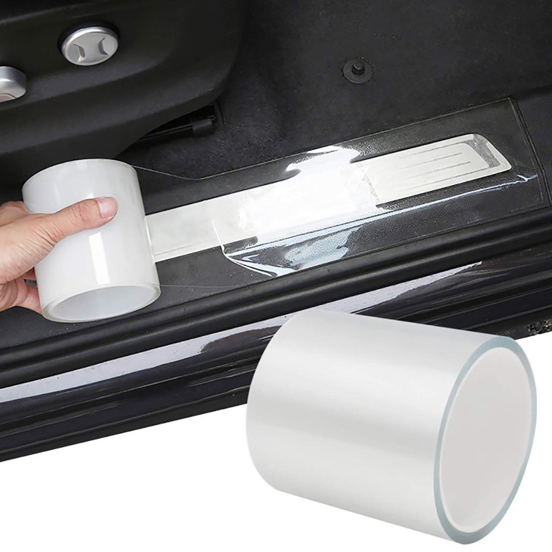 Storystore Storystore Universal Car Door Edge Guard Door Sill Protector, Automotive Anti-Collision Strip for Car Door Edge/Front and Rear Bumper/Door Sill Protector, Fits for Most Car, Transparent (4In x 33Ft)  - Image 1