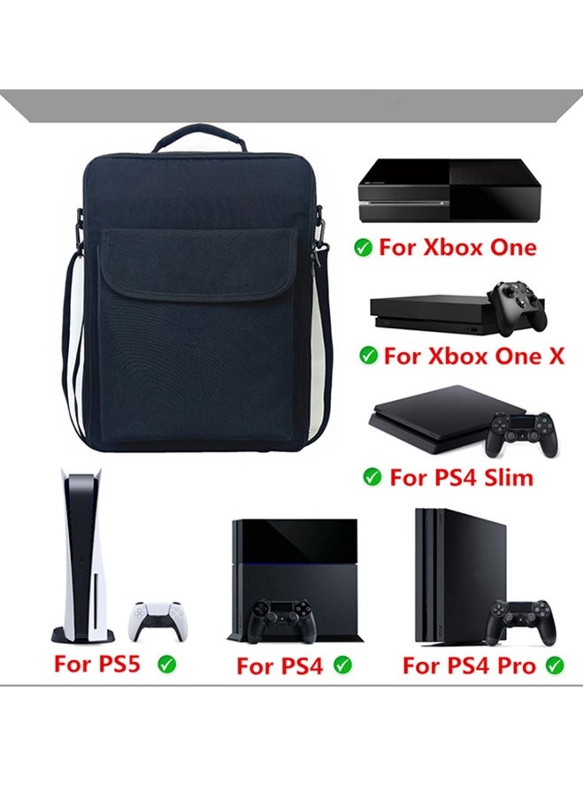 حقيبة ظهر كبيرة بسعة عالية لحمل جهاز PS5/PS4/PS4 برو/Xbox