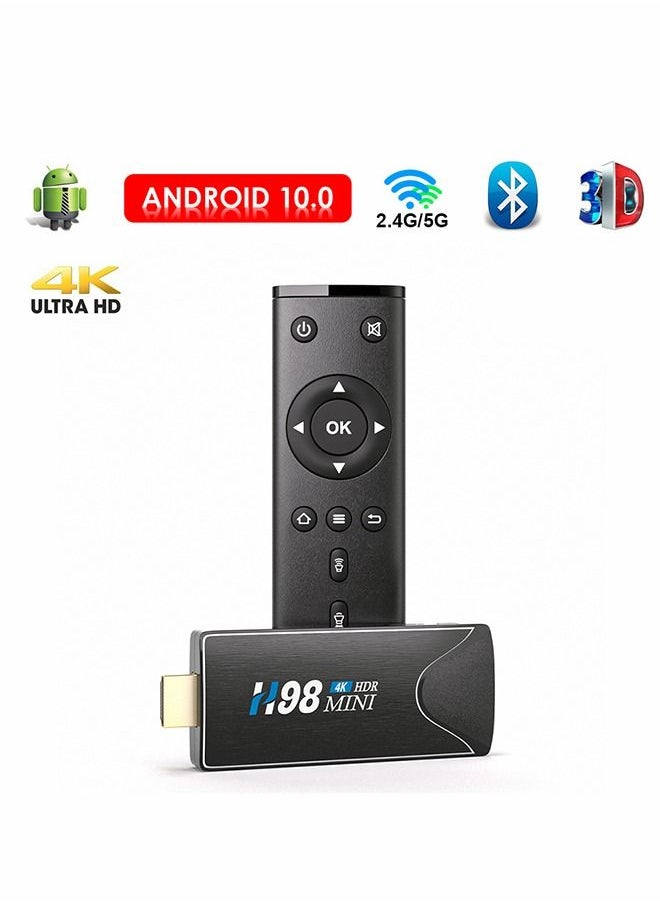 Mi VAZA H98 Mini 4K TV Stick Android 10 Bluetooth Remote 2.4G/5.8G Wifi Smart TV Box  - Image 1