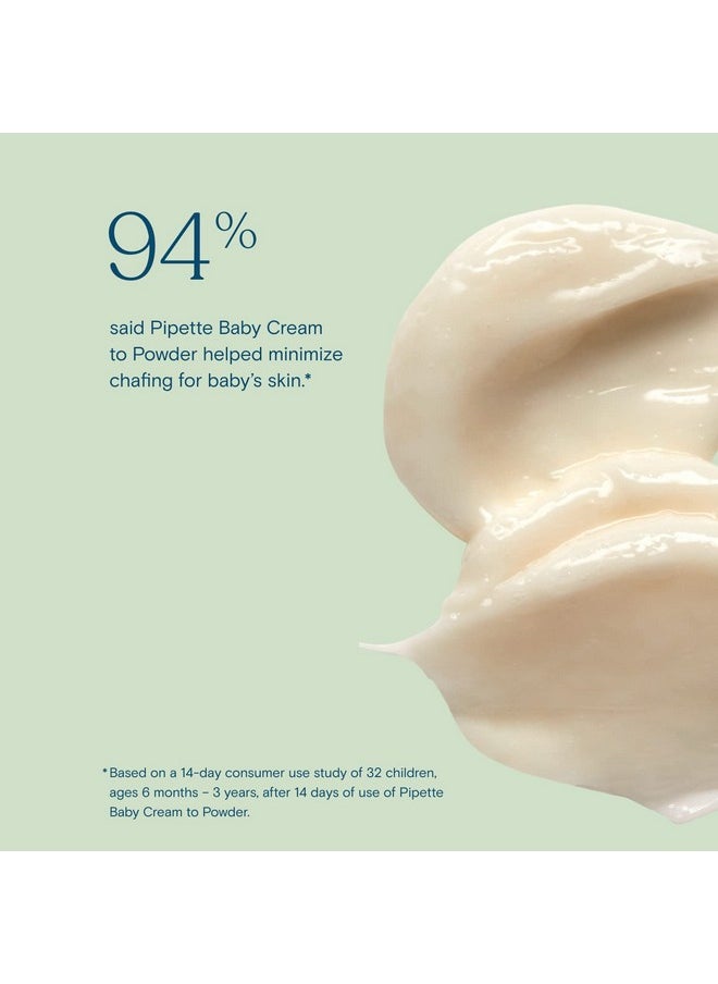 pipette Baby Cream To Powder Talcfree Baby Powder, Keep Baby'S Skin Happy, Squalane Helps Restore The Natural Balance Of Baby’S Skin, Fragrance Free, 3 Oz  - Image 3