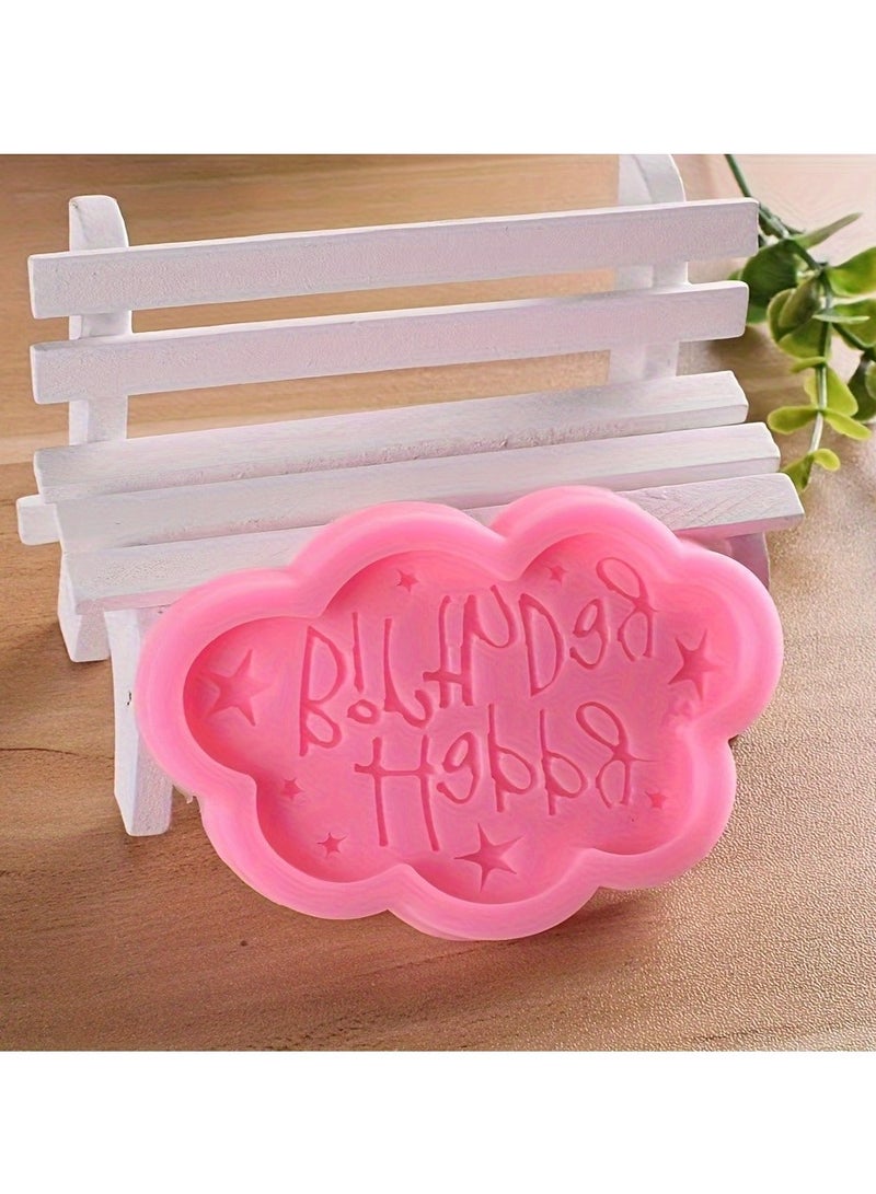 Silicone Mold for Chocolate Happy Birthday Mousse DIY Cake Letter and Number Candies Home Kitchen Baking Tool - Image 2
