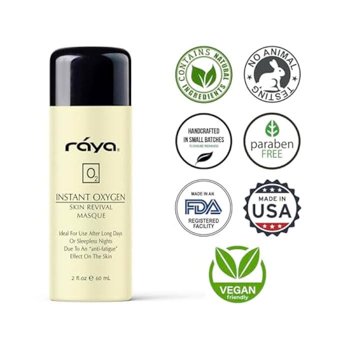 Raya Instant Oxygen Skin Revival Masque (115) | Anti-Fatigue Facial Treatment Mask for All Skin | Creates a Glowing Complexion - Image 5