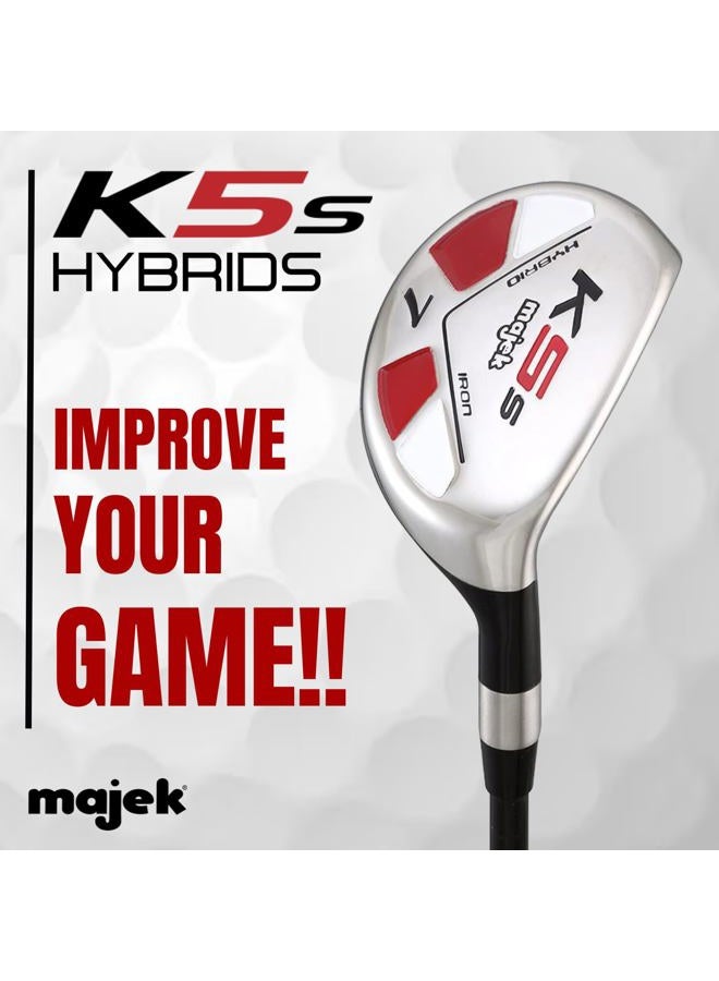 Majek Golf Senior Lady #7 Hybrid Lady Flex Right Handed Utility L Flex Club with Premium Ladies Arthritic Grip - Image 2