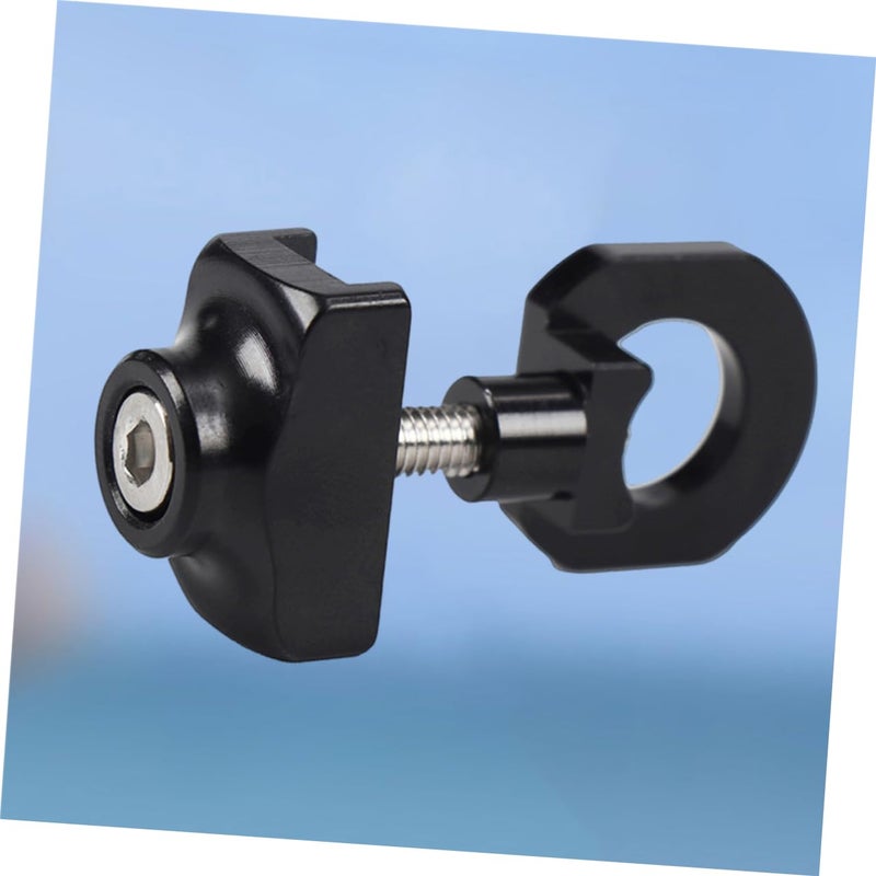Lightweight Aluminum CNC Bike Chain Tensioner Adjuster Tool Prevents Chain Slack Black - Image 4