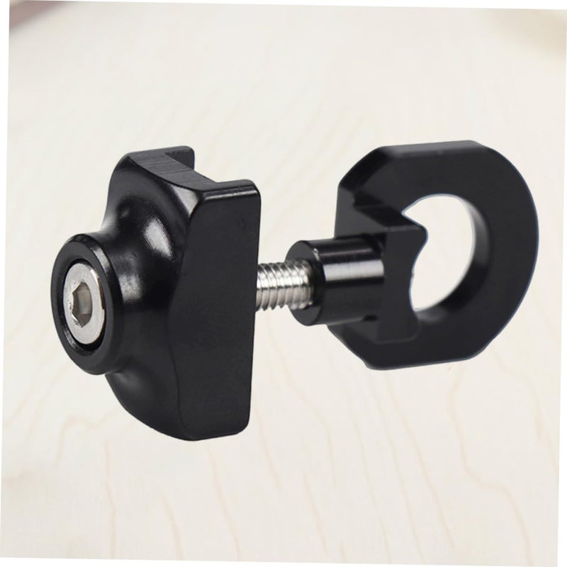 Lightweight Aluminum CNC Bike Chain Tensioner Adjuster Tool Prevents Chain Slack Black - Image 3