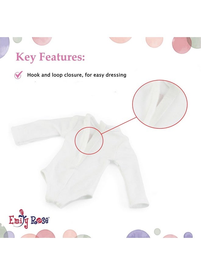 Emily Rose Emily Rose 14 Inch Doll Clothes | Love Doll Tutu 14" Doll Clothing and Accessories Outfit Bundled with 3-PC 14-in Doll Red Heart PJ Pajamas Set with Matching Eye Mask Accessory | Doll Not Included  - Image 4