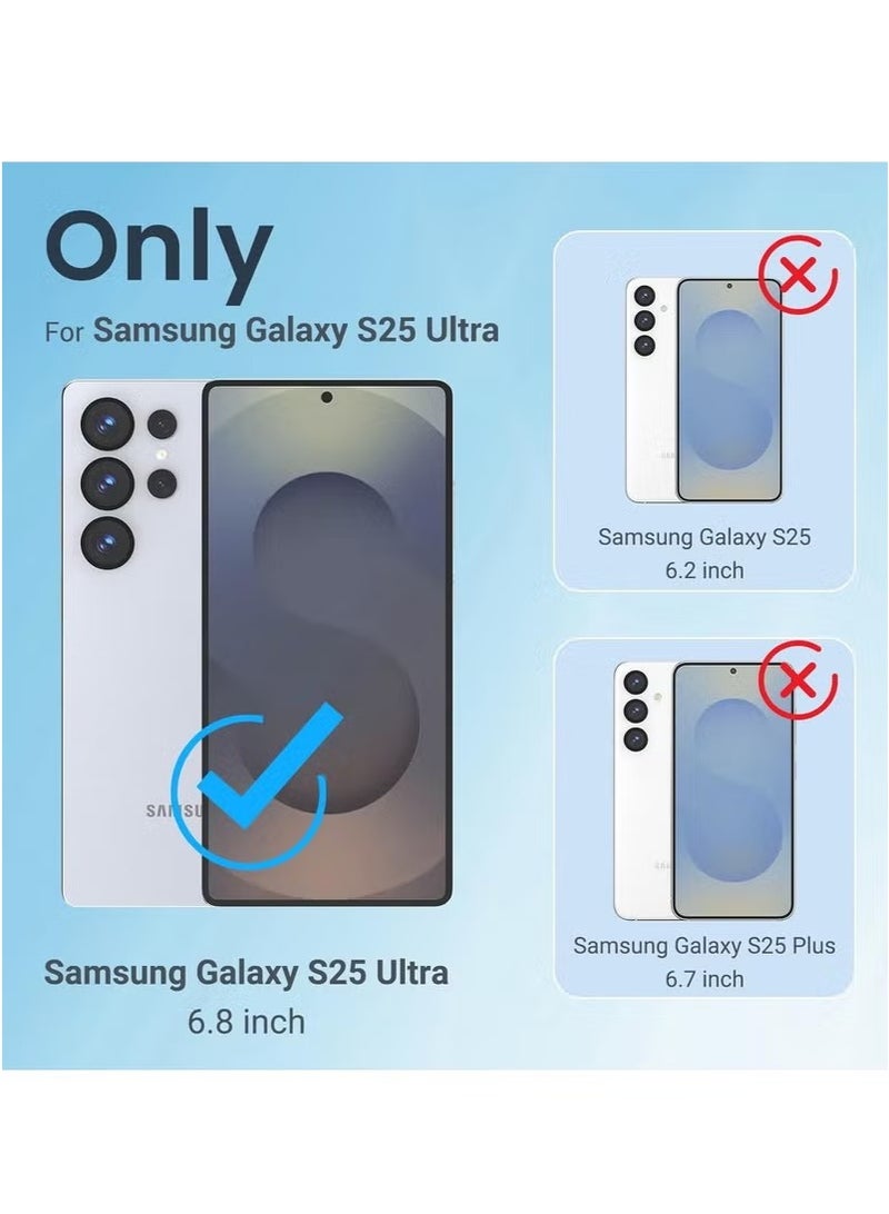S25 Ultra Magsafe Case Support Wireless Charging Slim Thin Magnetic Cover Anti Scratch Shockproof Hard Transparent Phone Case Compatible with S25 Ultra 6.8 Inch - Image 3