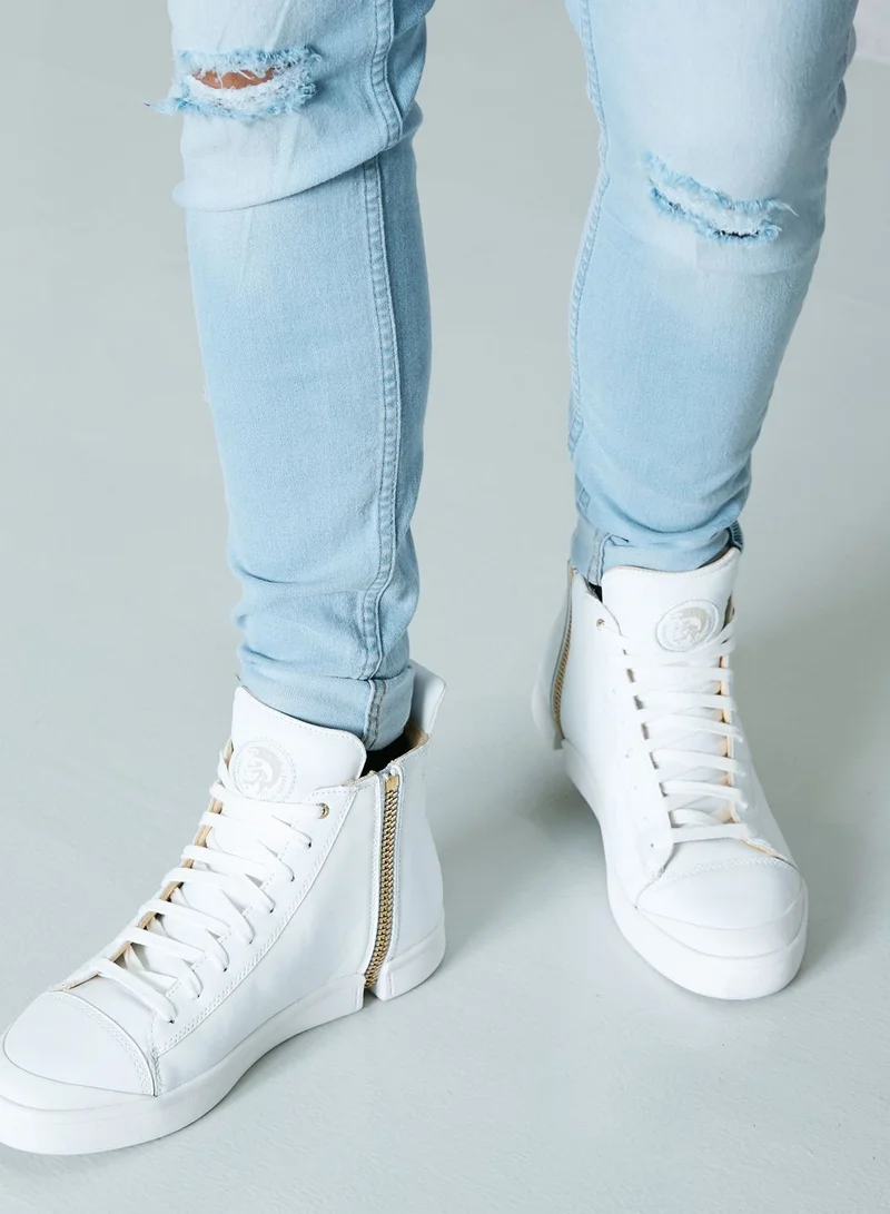 Cheap Monday Him Spray Skinny Fit Light Wash Jeans