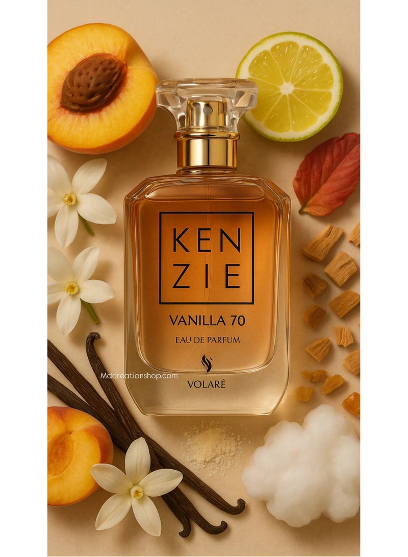 VOLARE Kenzi Vanilla 70 Eau de Parfum for Women - 100 ml  - Image 3