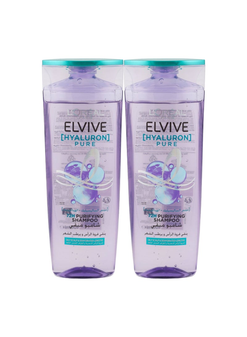 Elvive Shampoo Hyaluron Pure Value Pack 2 x 400 ml