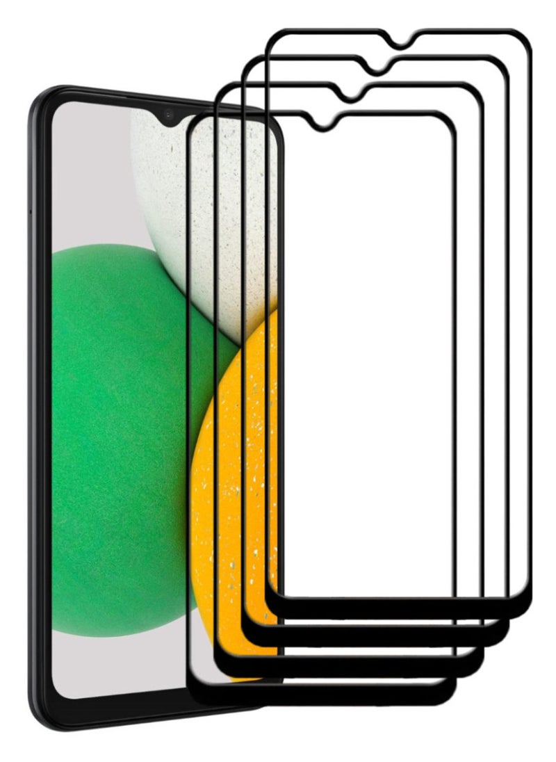ACLIX 4 Pieces Antistatic ESD Dustproof Premium Quality High Definition Tempered Glass Screen Protector Designed For Samsung Galaxy A03 Core - Image 1