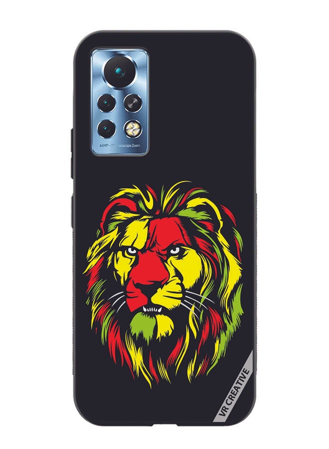 VR CREATIVE Protective Case Cover For Infinix Note 11 Pro Lion Design Multicolour - Image 1