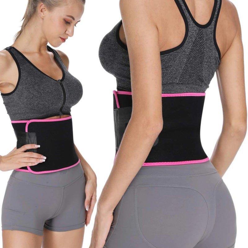 Bluejw Plus Size Neoprene Waist Trainer for Women, Large Logo Sweat Belt, Waist Trimmers Shaper - Image 2