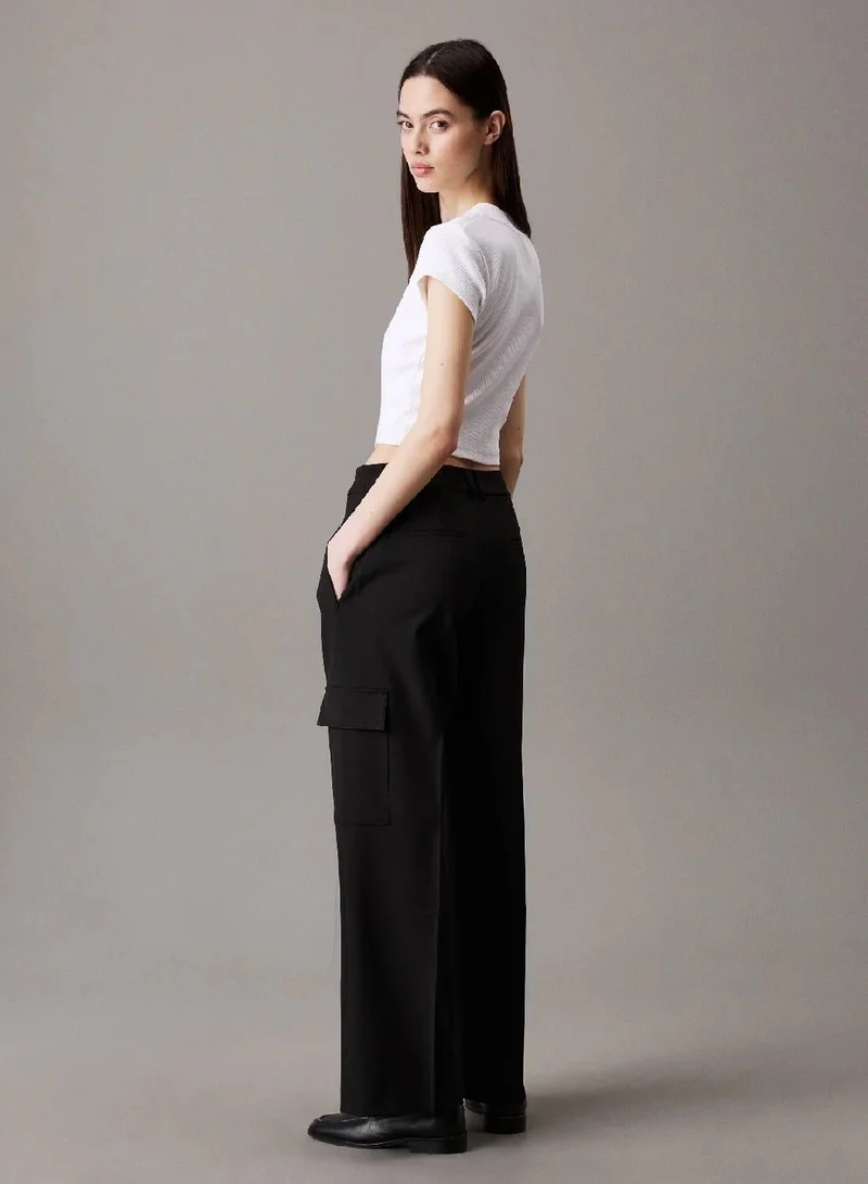 Calvin Klein  Relaxed Tailored Cargo Trousers for Women | Best Price UAE