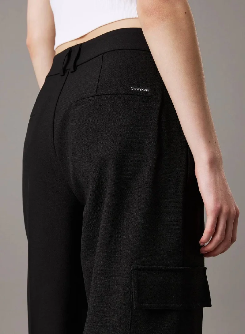 Calvin Klein  Relaxed Tailored Cargo Trousers for Women | Best Price UAE