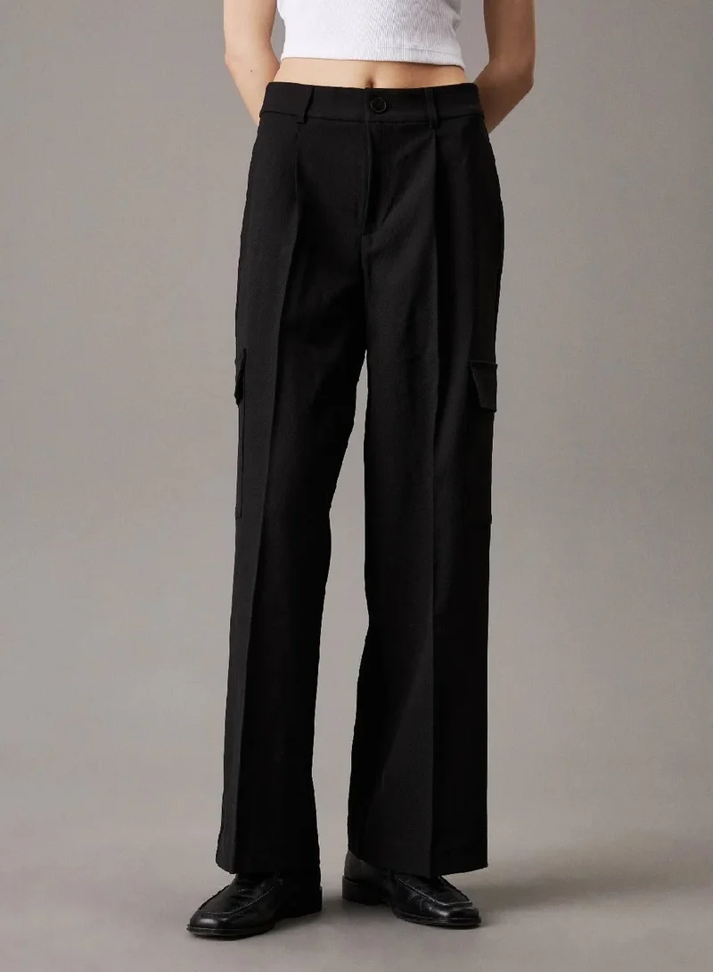 Calvin Klein  Relaxed Tailored Cargo Trousers for Women | Best Price UAE