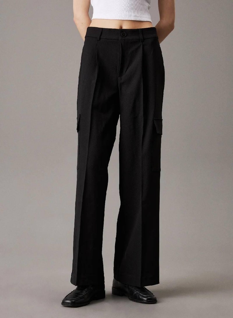 CALVIN KLEIN Relaxed Tailored Cargo Trousers - Image 2