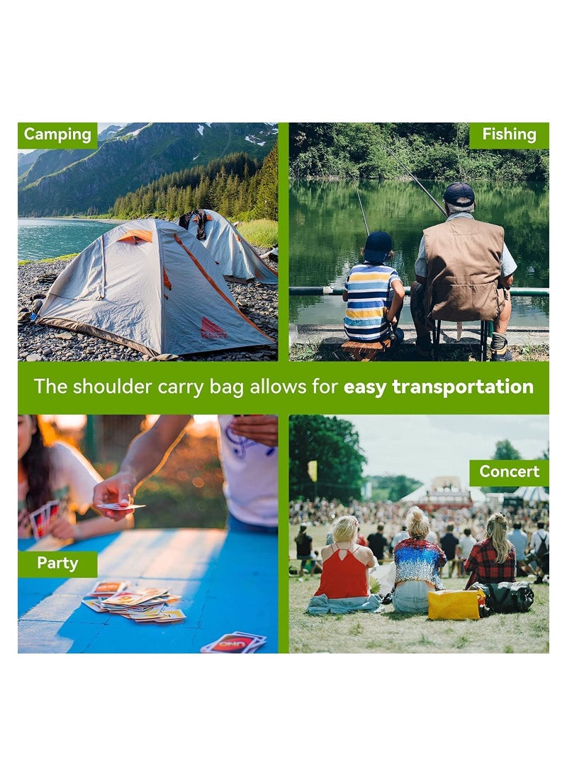 Generic - Large Foldable Table,Portable Camping Table,Picnic Table,Backpacking Table with Storage Waterproof Pocket, 95 * 55 * 50cm - Image 1
