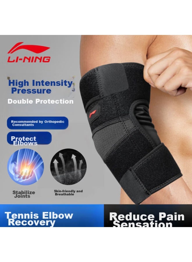 Li-Ning Li-ning Elbow Guard, Specialized For Tennis Elbow, Joint Protection Sleeve, Warm, For Badminton, Men's Fitness, Bench Press, Compression Sports Arm Support - Image 1