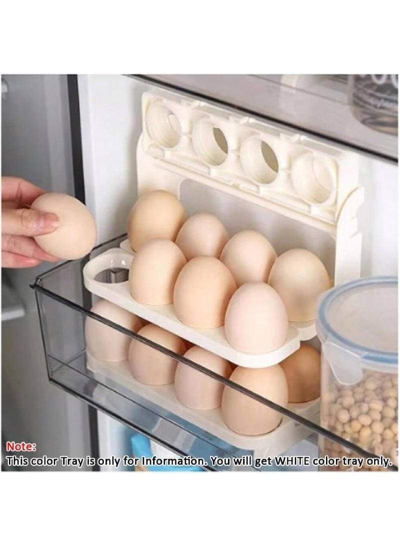 Trends 2025, only with us!  The new egg organizer For the first time in Egypt and exclusively! Foldable stand holds 24 eggs Code 3121 - Image 2