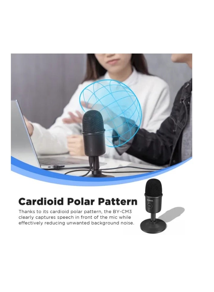 BOYA BOYA BY-CM3 Desktop Cardioid USB Microphone - Image 5