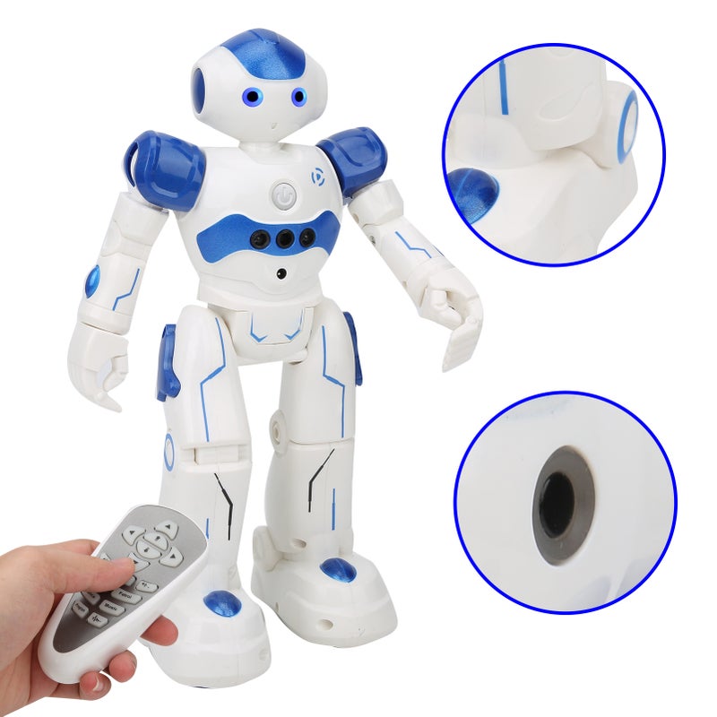 Remote Control Robot Toy Singing Dancing Electric Robot Educational Toy for Kids ChildrenBlue - Image 5