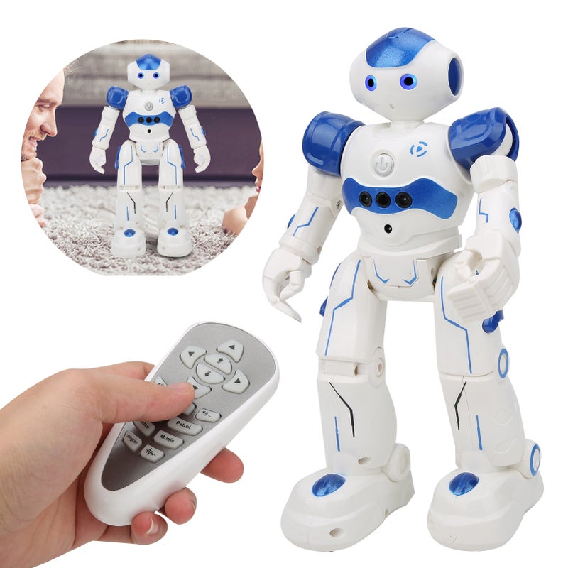 Remote Control Robot Toy Singing Dancing Electric Robot Educational Toy for Kids ChildrenBlue - Image 1